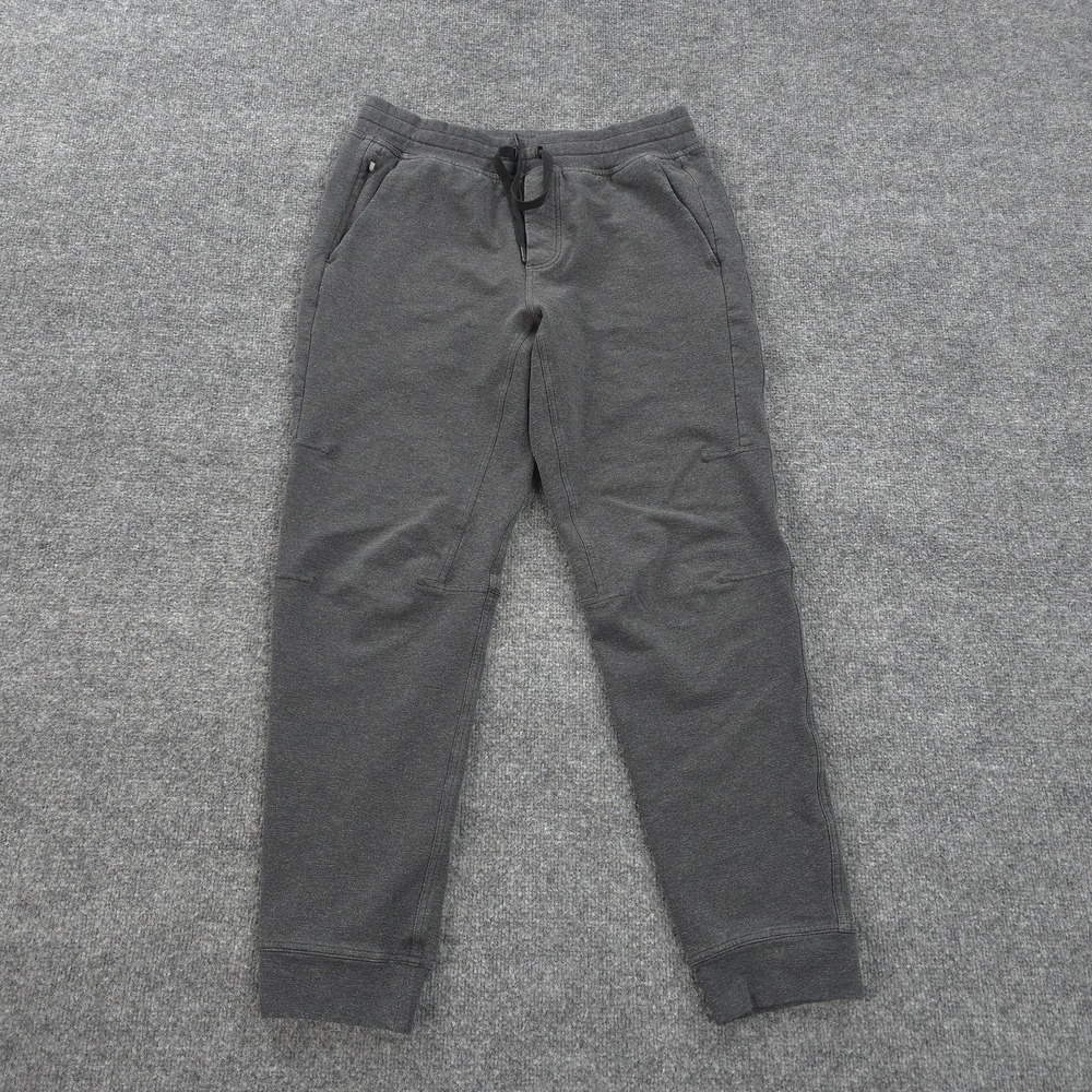 Lululemon Pants Mens Large Gray French Terry Jogger‎ Stretch Gym Run Training